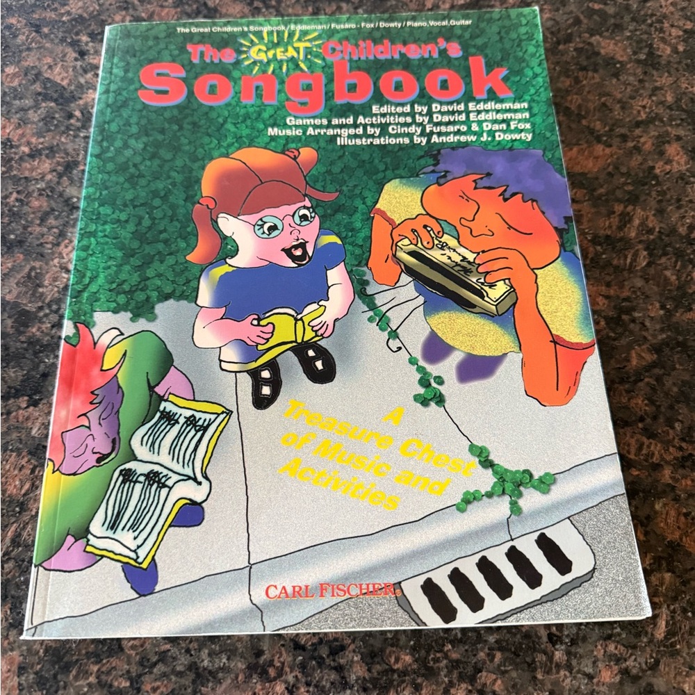 The Great Children’s Songbook - Carl Fischer(Colorful Illustration)vintage  1998